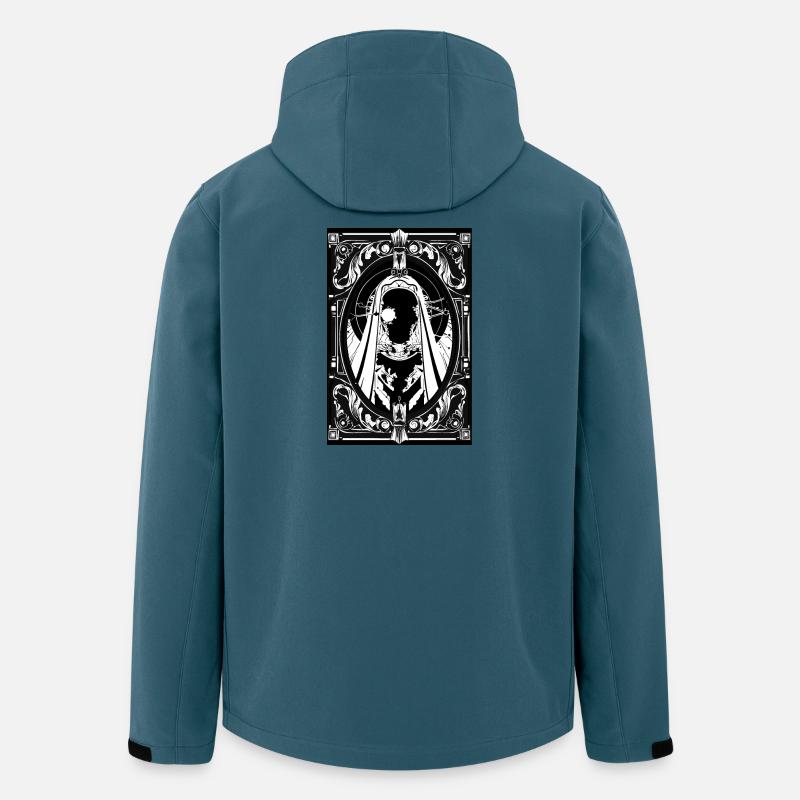 Saint Robot Art Nouveau - Recycelte Männer Softshell-Jacke von Stanley/Stella - Dunkles Petrol