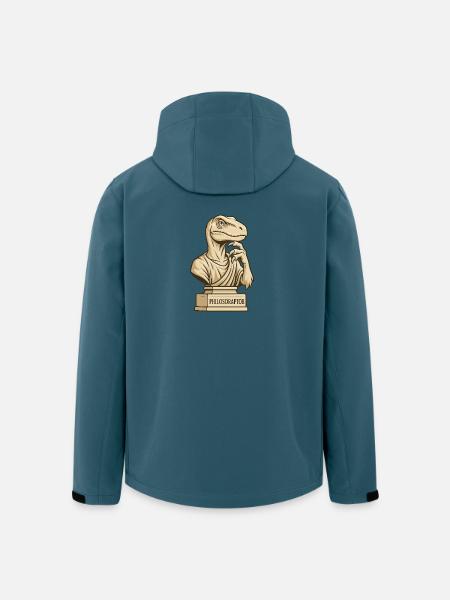 Philosoraptor - Recycelte Männer Softshell-Jacke von Stanley/Stella - Dunkles Petrol