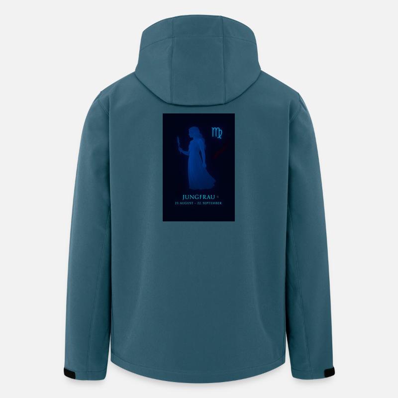 Jungfrau Sternzeichen 23.08. – 22.09. - Recycelte Männer Softshell-Jacke von Stanley/Stella - Dunkles Petrol