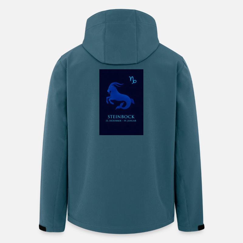 Steinbock Sternzeichen 22.12. – 19.01. Design - Recycelte Männer Softshell-Jacke von Stanley/Stella - Dunkles Petrol