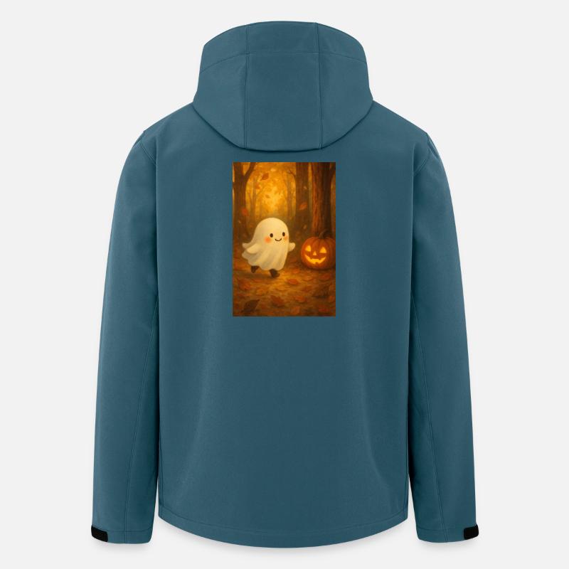 Minimalist Halloween Ghost - Men’s Recycled Softshell Jacket by Stanley/Stella - stargazer
