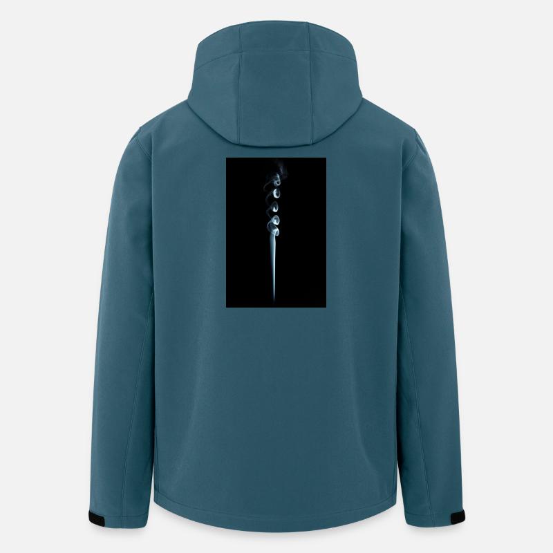 Eleganter Rauchstrudel - Recycelte Männer Softshell-Jacke von Stanley/Stella - Dunkles Petrol