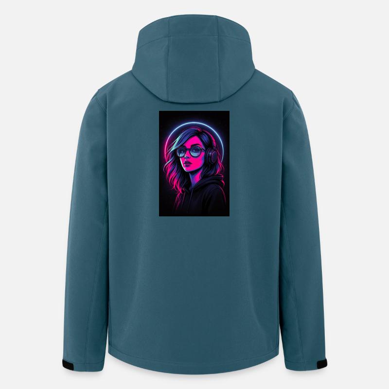 Gamerin  - Recycelte Männer Softshell-Jacke von Stanley/Stella - Dunkles Petrol