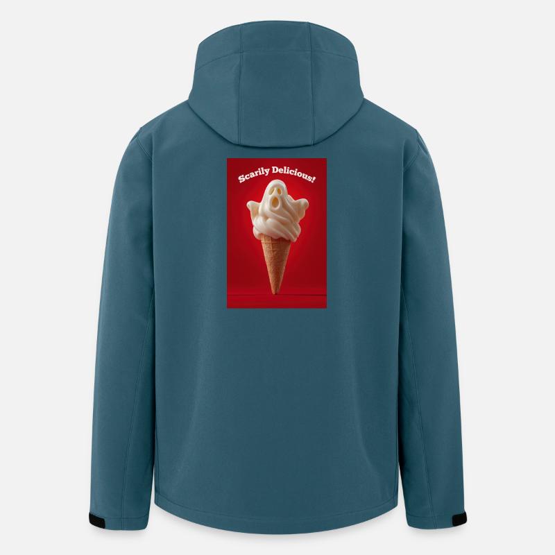 Ghost IceCream Schaurig lecker - Recycelte Männer Softshell-Jacke von Stanley/Stella - Dunkles Petrol