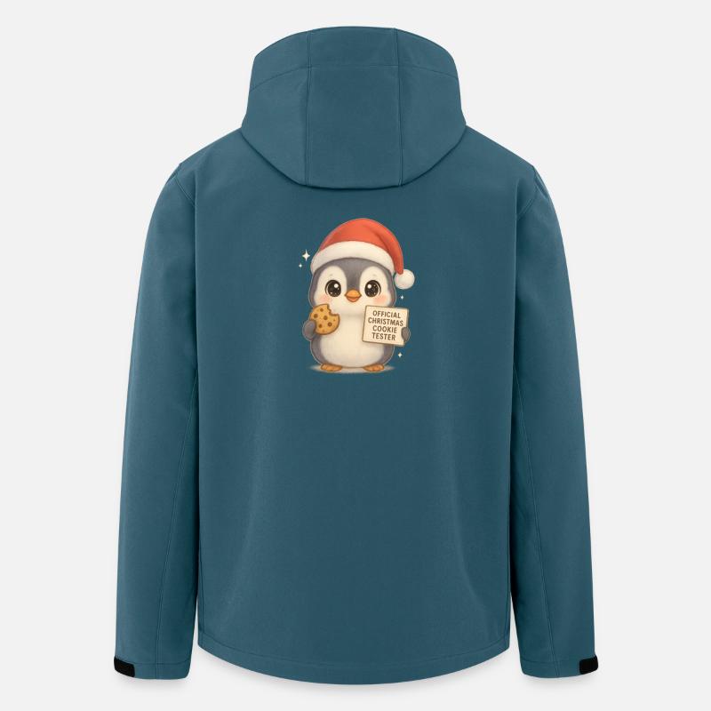 Pinguin Lebkuchen - Recycelte Männer Softshell-Jacke von Stanley/Stella - Dunkles Petrol