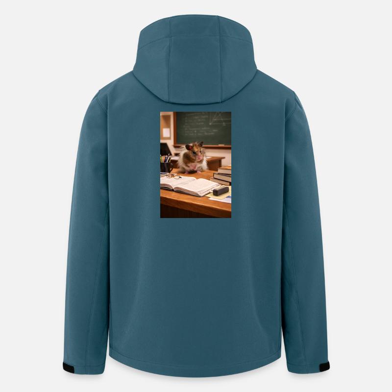 Chico 11: Professor - Recycelte Männer Softshell-Jacke von Stanley/Stella - Dunkles Petrol