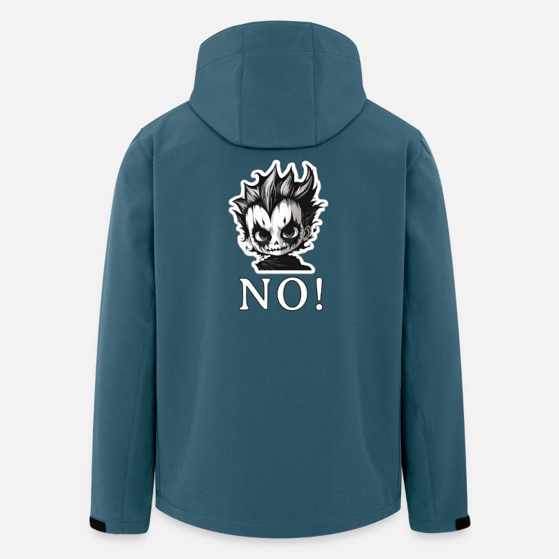 Punk Skull Mohawk NO - NO - Men’s Recycled Softshell Jacket by Stanley/Stella - stargazer
