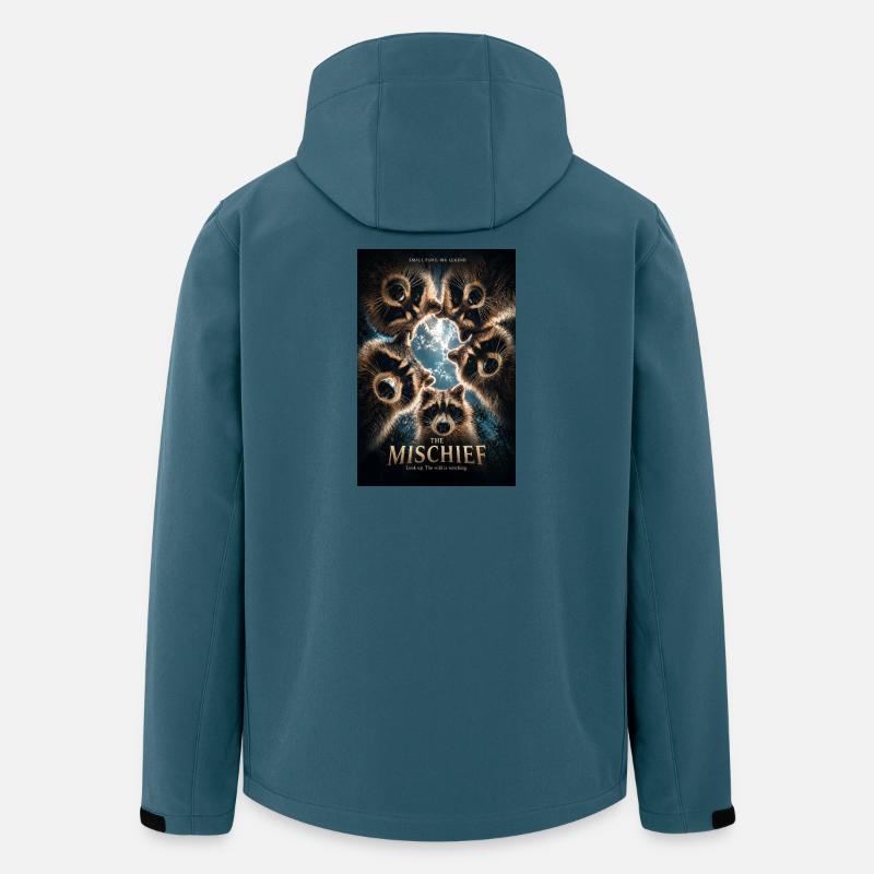 Affiche de Mauvais Cercle de Ratons - Veste softshell homme en polyester recyclé Stanley/Stella - bleu pétrole foncé