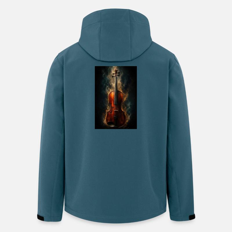 Flamebound Violin Glow - Men’s Recycled Softshell Jacket by Stanley/Stella - stargazer
