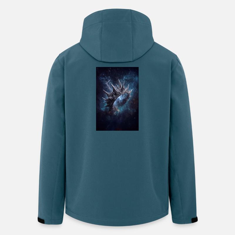 Couronne de nébuleuse épineuse - Veste softshell homme en polyester recyclé Stanley/Stella - bleu pétrole foncé