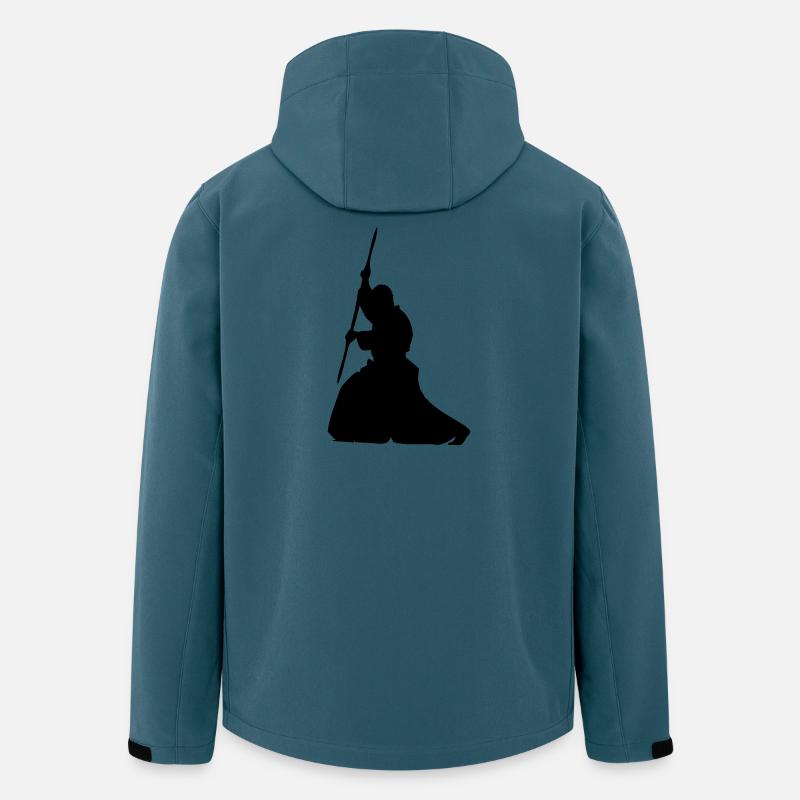 Kobudo bo - Recycelte Männer Softshell-Jacke von Stanley/Stella - Dunkles Petrol