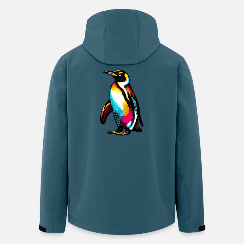 Pingouin - Veste softshell homme en polyester recyclé Stanley/Stella - bleu pétrole foncé