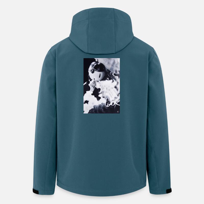 Rachel - Recycelte Männer Softshell-Jacke von Stanley/Stella - Dunkles Petrol