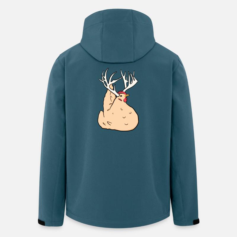 Orpingtons - Recycelte Männer Softshell-Jacke von Stanley/Stella - Dunkles Petrol