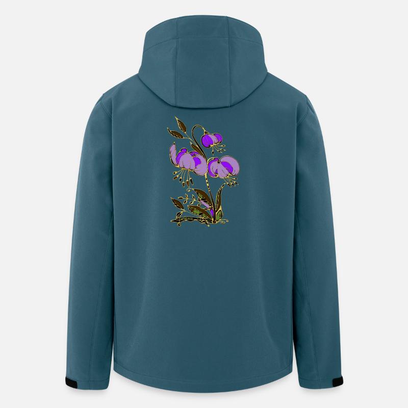 Flowers - Men’s Recycled Softshell Jacket by Stanley/Stella - stargazer