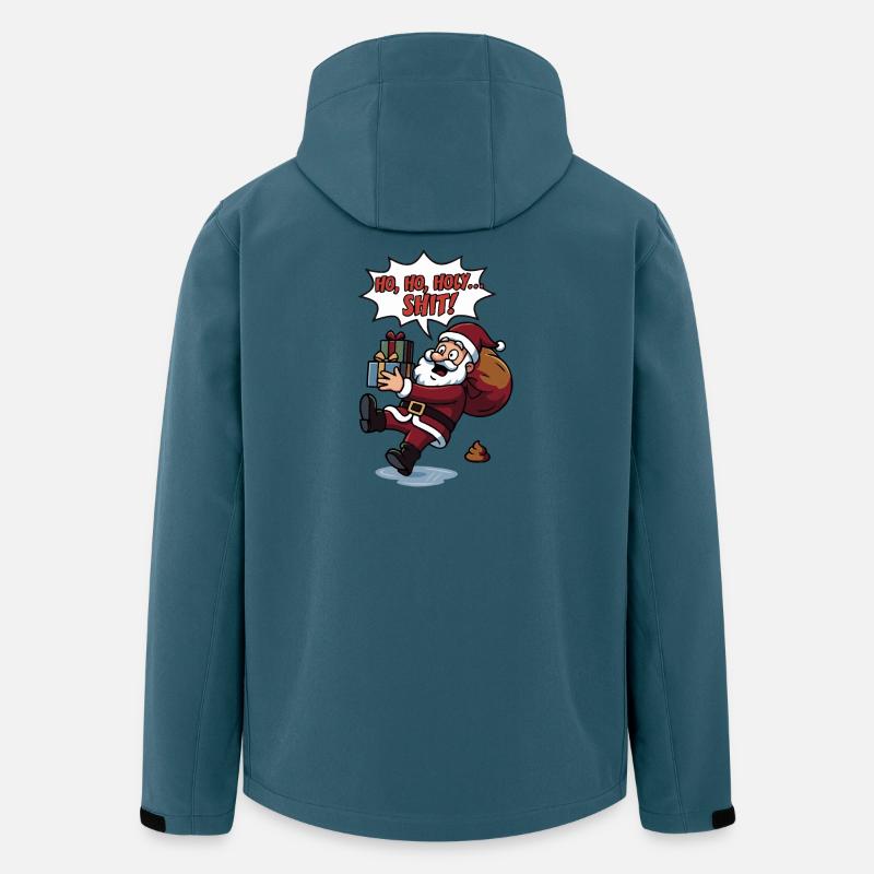 Nikolaus Weihnachtsmann Eskalation Weihnachten - Recycelte Männer Softshell-Jacke von Stanley/Stella - Dunkles Petrol