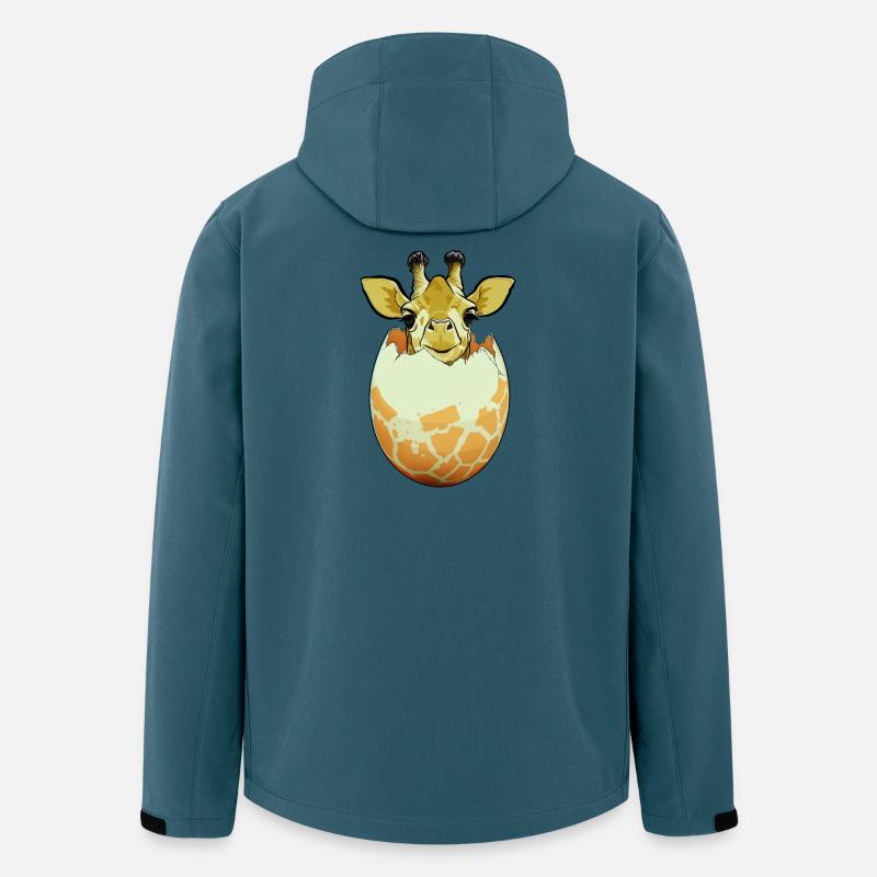 Giraffenschlüpf - Recycelte Männer Softshell-Jacke von Stanley/Stella - Dunkles Petrol