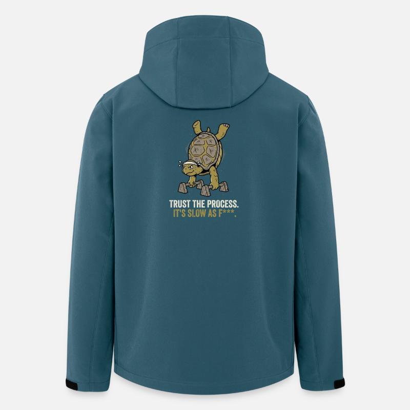 Calisthenics Strong Turtle - Men’s Recycled Softshell Jacket by Stanley/Stella - stargazer
