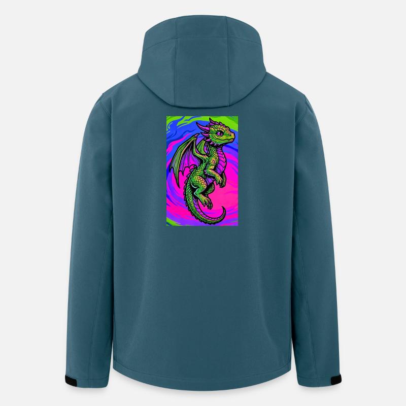 dragon - Veste softshell homme en polyester recyclé Stanley/Stella - bleu pétrole foncé