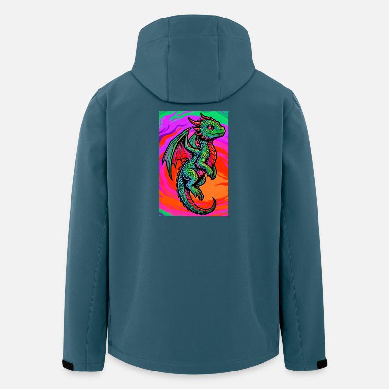dragon - Veste softshell homme en polyester recyclé Stanley/Stella - bleu pétrole foncé