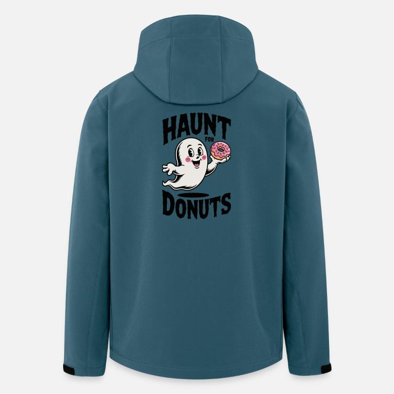 Treffpunkt für Donuts - Recycelte Männer Softshell-Jacke von Stanley/Stella - Dunkles Petrol