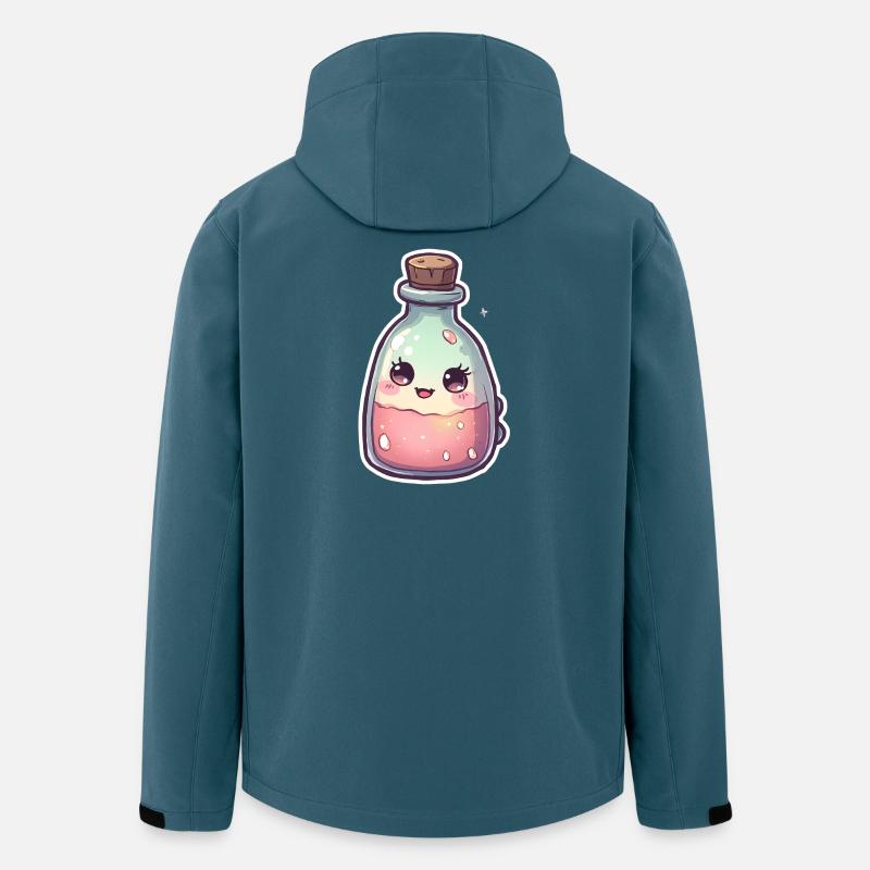 Cute kawaii cake potion bottle - Men’s Recycled Softshell Jacket by Stanley/Stella - stargazer