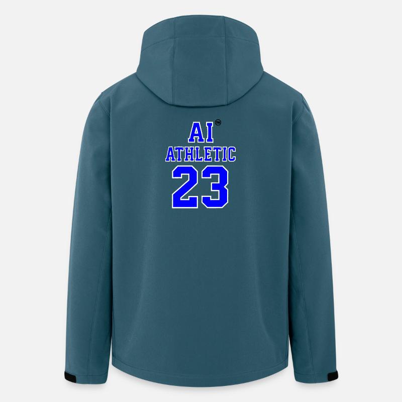 Sportlicher Universitätsjugendname - Recycelte Männer Softshell-Jacke von Stanley/Stella - Dunkles Petrol
