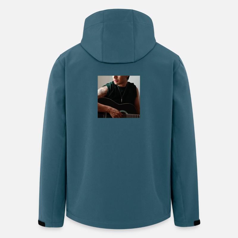Studio Night Guitar - Men’s Recycled Softshell Jacket by Stanley/Stella - stargazer