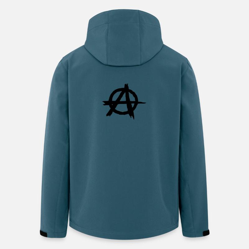 Anarchy - Recycelte Männer Softshell-Jacke von Stanley/Stella - Dunkles Petrol