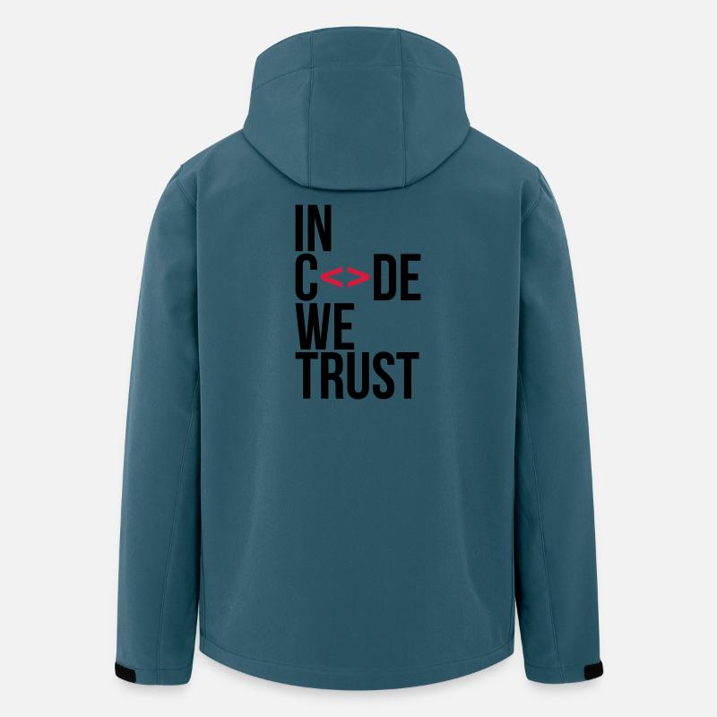 in code we trust ! - Men’s Recycled Softshell Jacket by Stanley/Stella - stargazer