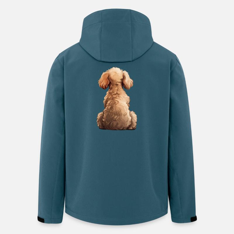 Pudel - Recycelte Männer Softshell-Jacke von Stanley/Stella - Dunkles Petrol