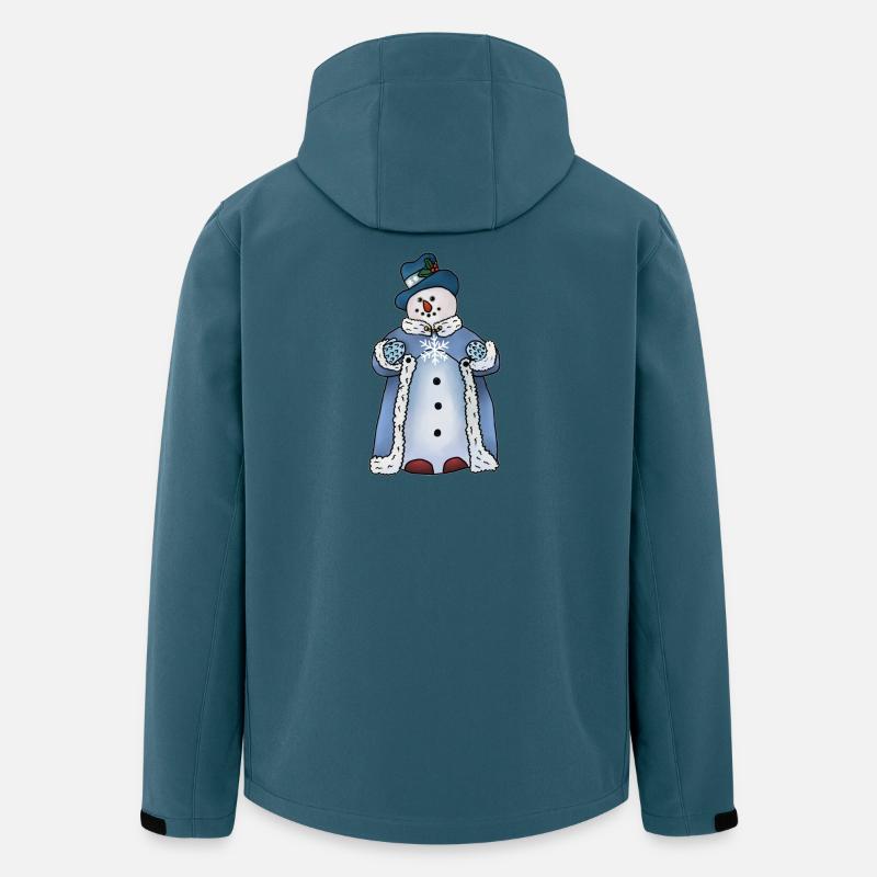 feiner Schneemann - Recycelte Männer Softshell-Jacke von Stanley/Stella - Dunkles Petrol