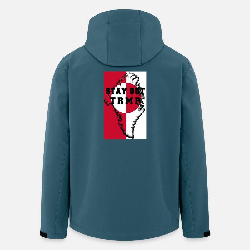 Grönland Stay Out TRMP - Recycelte Männer Softshell-Jacke von Stanley/Stella - Dunkles Petrol