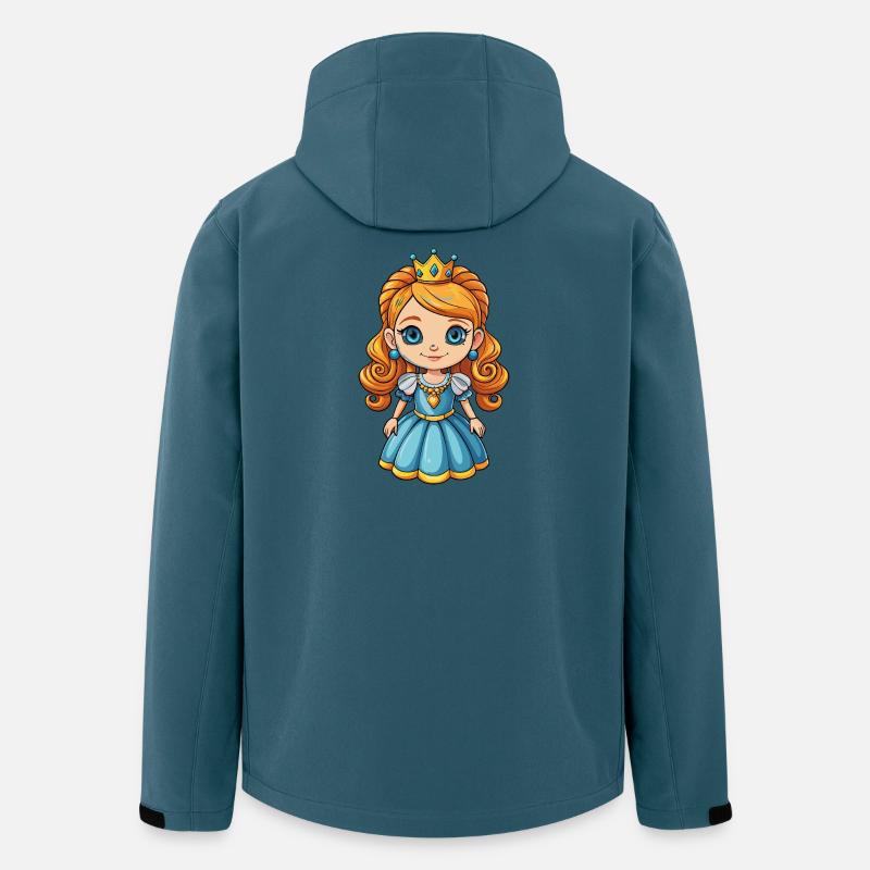 Kleine Prinzessin - Recycelte Männer Softshell-Jacke von Stanley/Stella - Dunkles Petrol