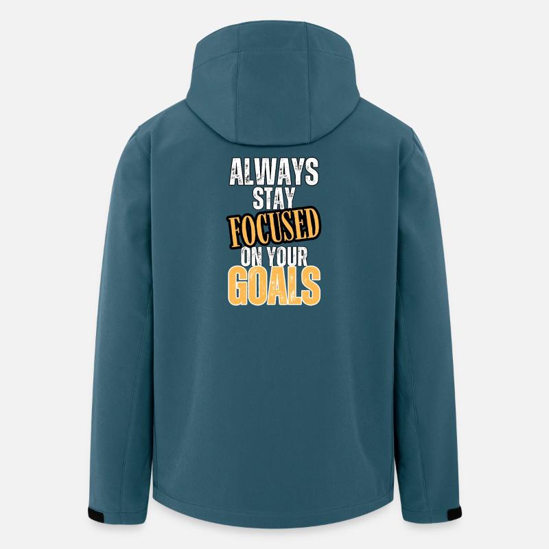 Always focused on your goals - Men’s Recycled Softshell Jacket by Stanley/Stella - stargazer