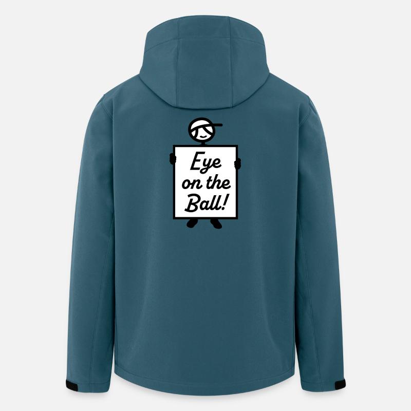 Eye on the Ball - Men’s Recycled Softshell Jacket by Stanley/Stella - stargazer