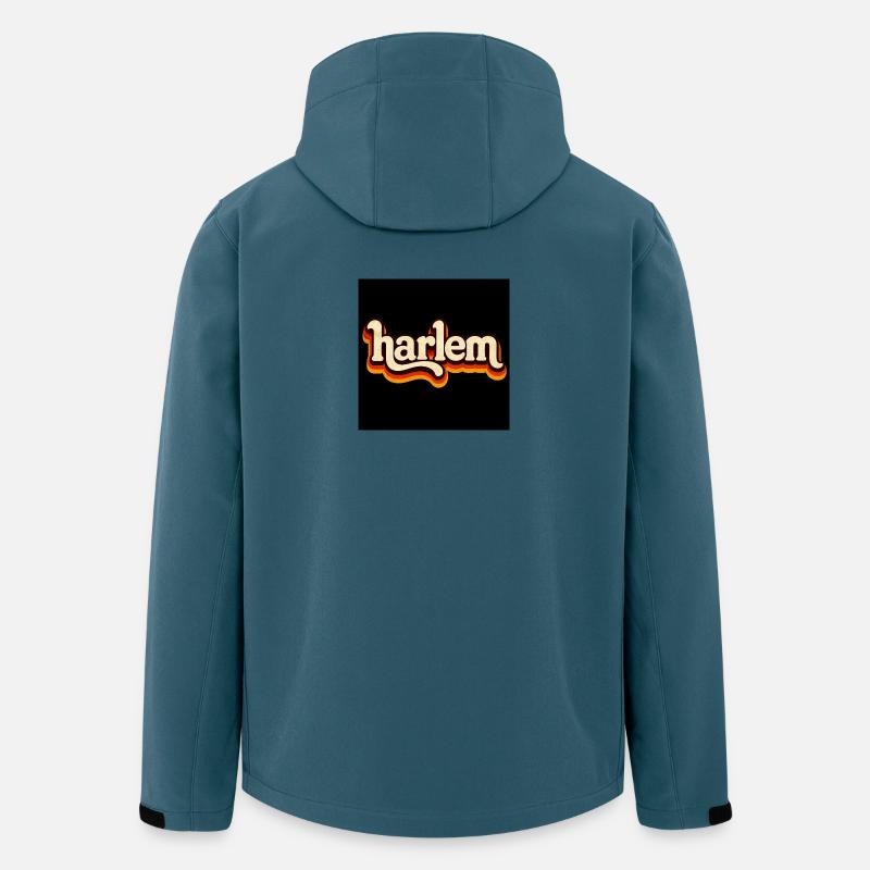 Harlem Retro Logo 70s - Men’s Recycled Softshell Jacket by Stanley/Stella - stargazer