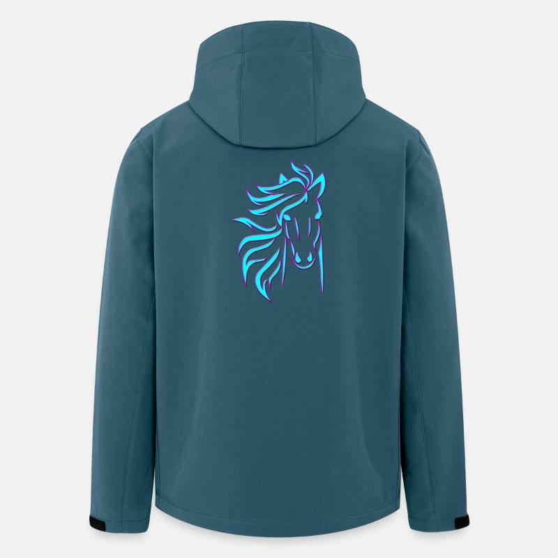 Blue Horse - Men’s Recycled Softshell Jacket by Stanley/Stella - stargazer