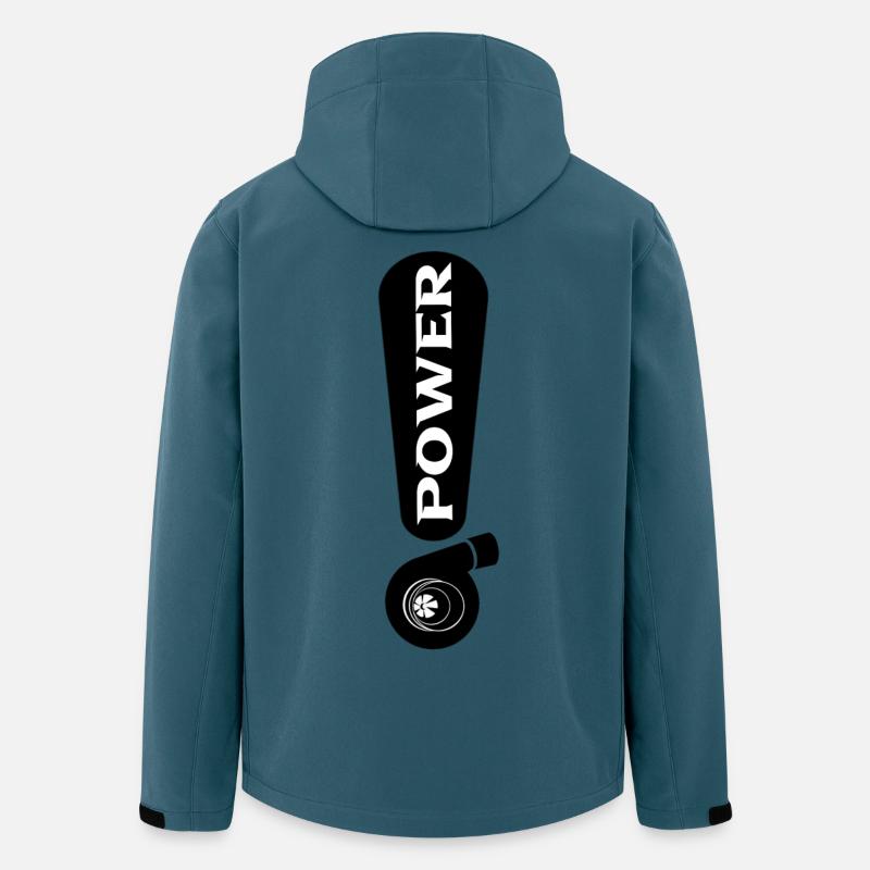 Turbo - Veste softshell homme en polyester recyclé Stanley/Stella - bleu pétrole foncé