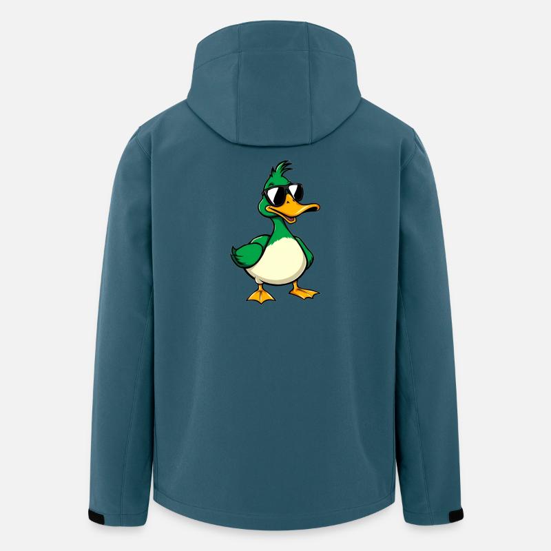 Anatra - Giacca softshell uomo in poliestere riciclato di Stanley/Stella - petrolio scuro