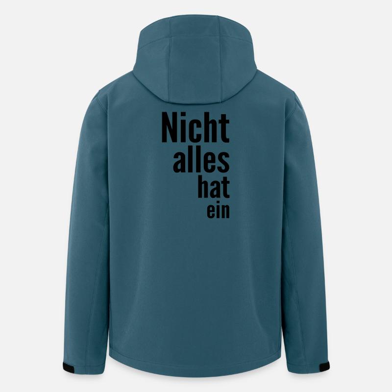 Nicht alles hat ein - Recycelte Männer Softshell-Jacke von Stanley/Stella - Dunkles Petrol