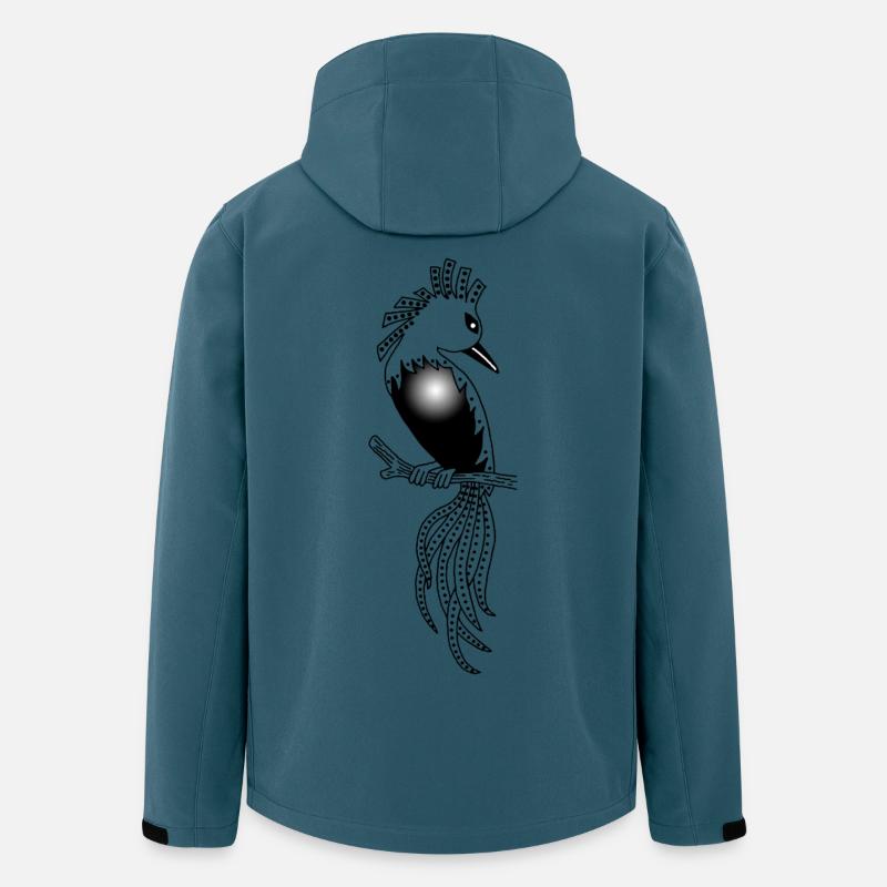 Der Onyx-Vogel - Recycelte Männer Softshell-Jacke von Stanley/Stella - Dunkles Petrol