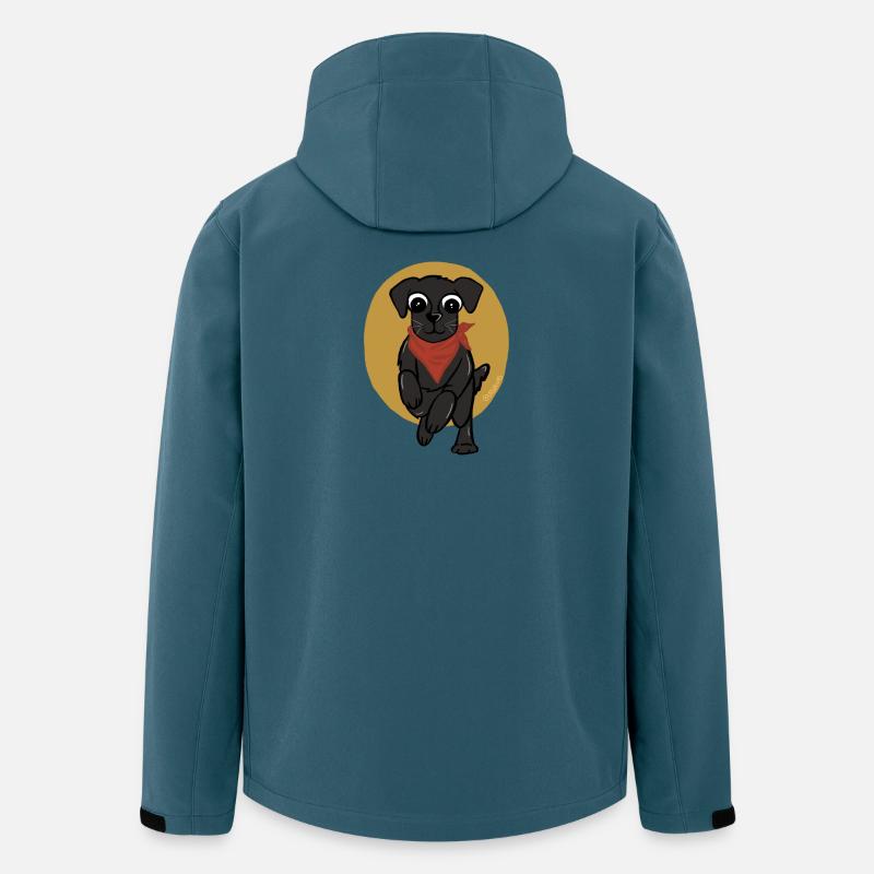 Matapacos 2 - Recycelte Männer Softshell-Jacke von Stanley/Stella - Dunkles Petrol