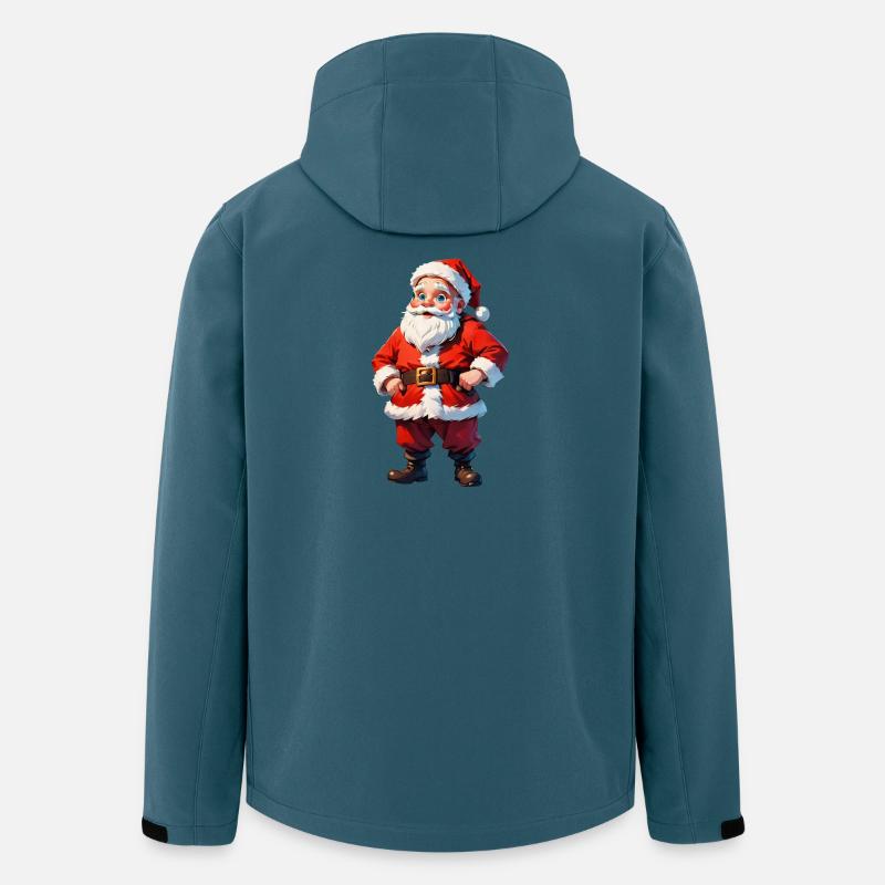 Weihnachtsmann - Recycelte Männer Softshell-Jacke von Stanley/Stella - Dunkles Petrol
