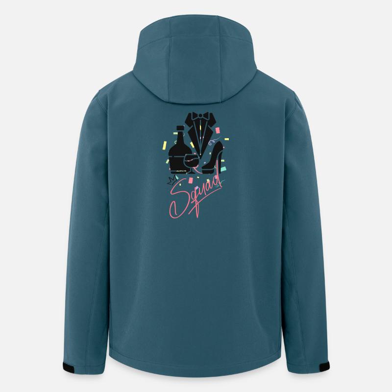 Junggesellenabschied Frauen - Design - Recycelte Männer Softshell-Jacke von Stanley/Stella - Dunkles Petrol