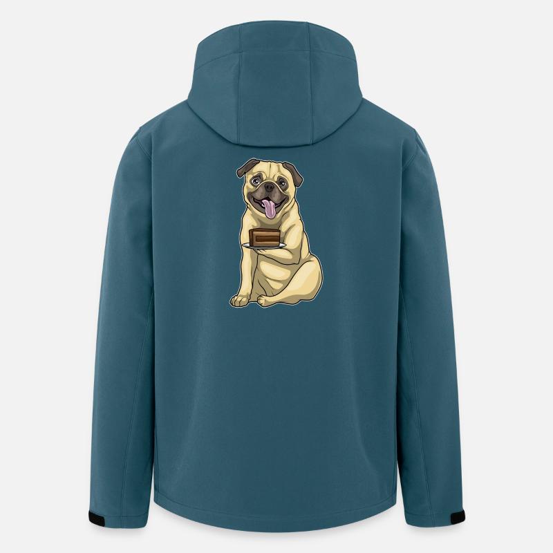 Gâteau Carlin - Veste softshell homme en polyester recyclé Stanley/Stella - bleu pétrole foncé