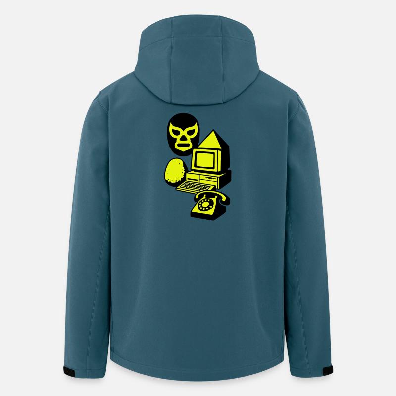 Strange Cult Art - Recycelte Männer Softshell-Jacke von Stanley/Stella - Dunkles Petrol