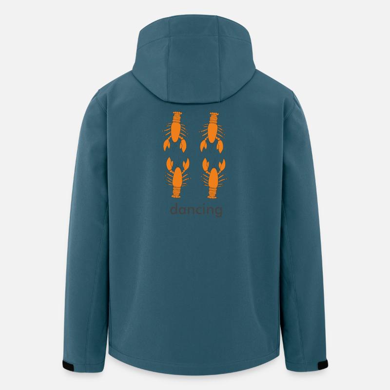 hummer_dancing - Recycelte Männer Softshell-Jacke von Stanley/Stella - Dunkles Petrol