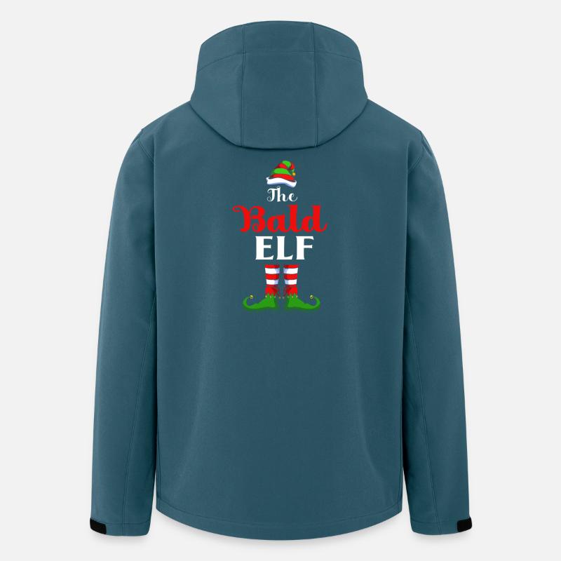 Elfe Elf Weihnachtsgeschenk Glatze - Recycelte Männer Softshell-Jacke von Stanley/Stella - Dunkles Petrol