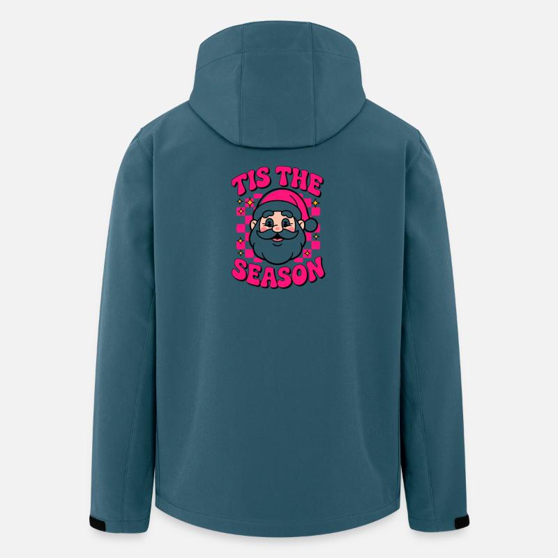 Di Die Saison Neon Weihnachtsmann - Recycelte Männer Softshell-Jacke von Stanley/Stella - Dunkles Petrol